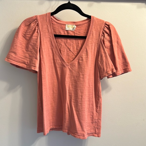 Nation Ltd. Vicky Flutter Sleeve Tee - Picture 5 of 8